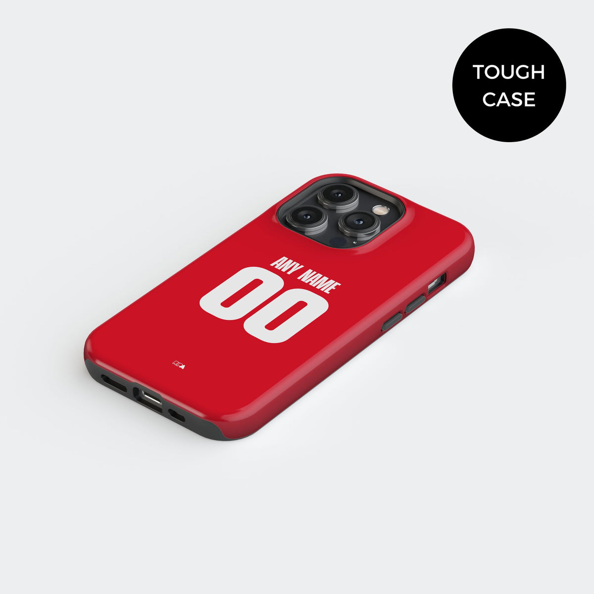 Phone case with the FC Köln 2024-25 Away football shirt design by RIPA Football