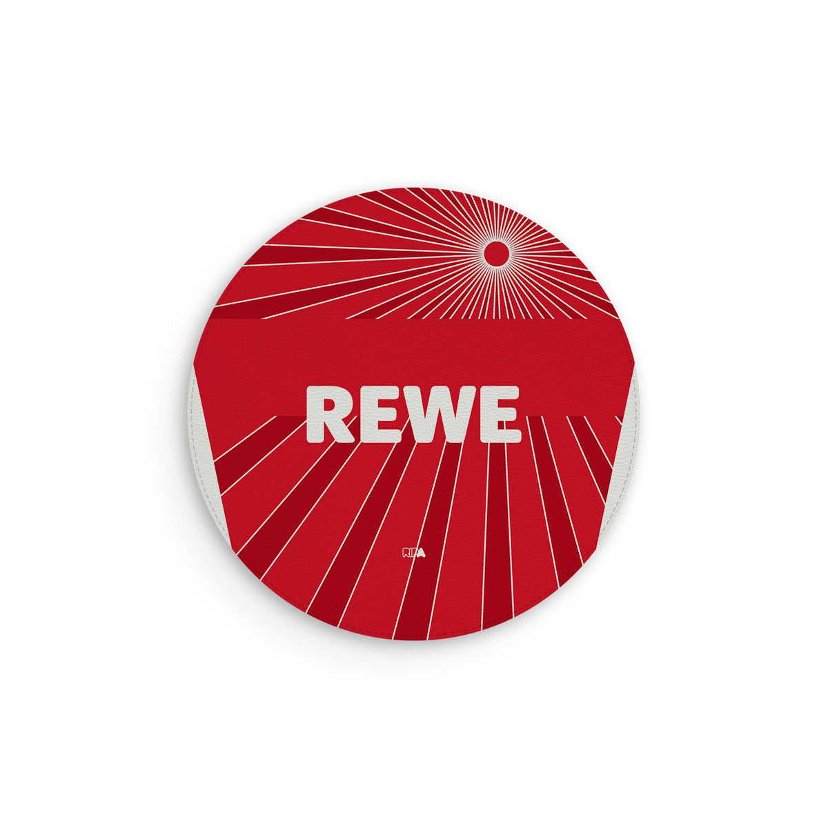 Mouse pad with the FC Köln 2024-25 Away football shirt design by RIPA Football