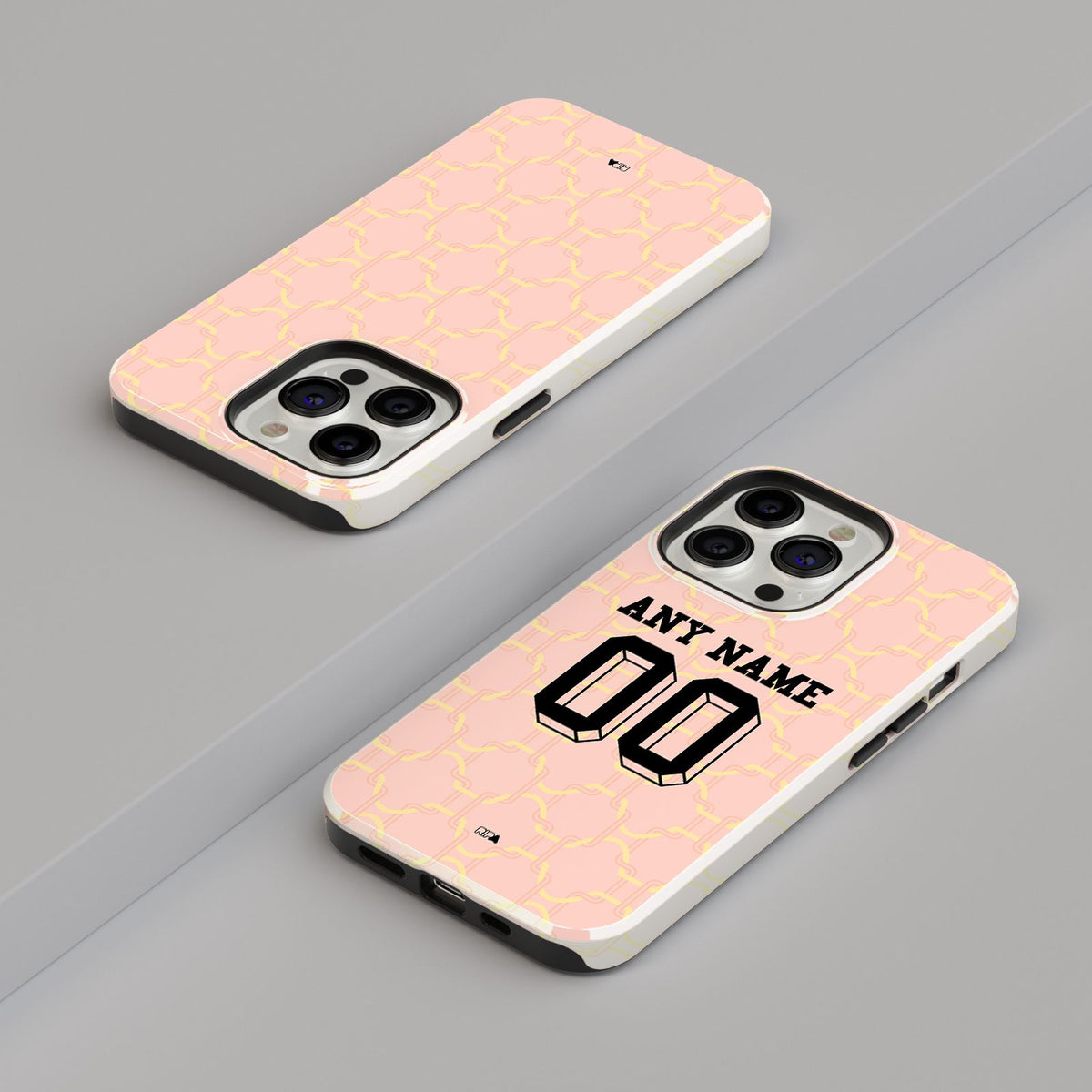 Phone case with the AC Milan 2025-26 Prematch football shirt design by RIPA Football