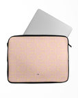 Laptop sleeve with the AC Milan 2025-26 Prematch football shirt design by RIPA Football