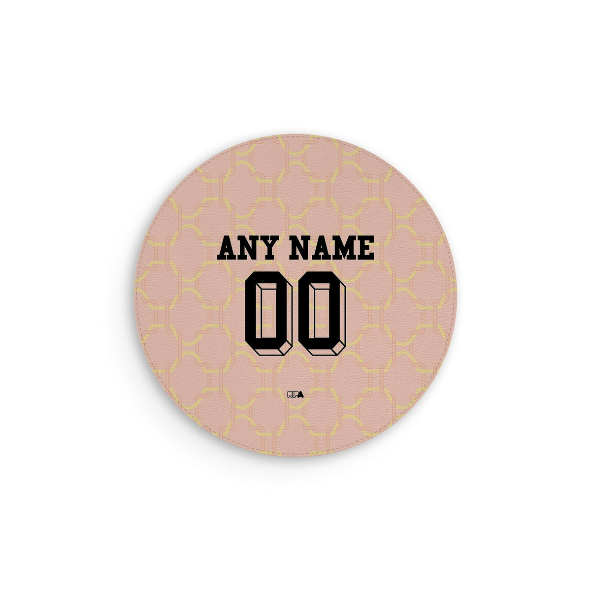 Mouse pad with the AC Milan 2025-26 Prematch football shirt design by RIPA Football