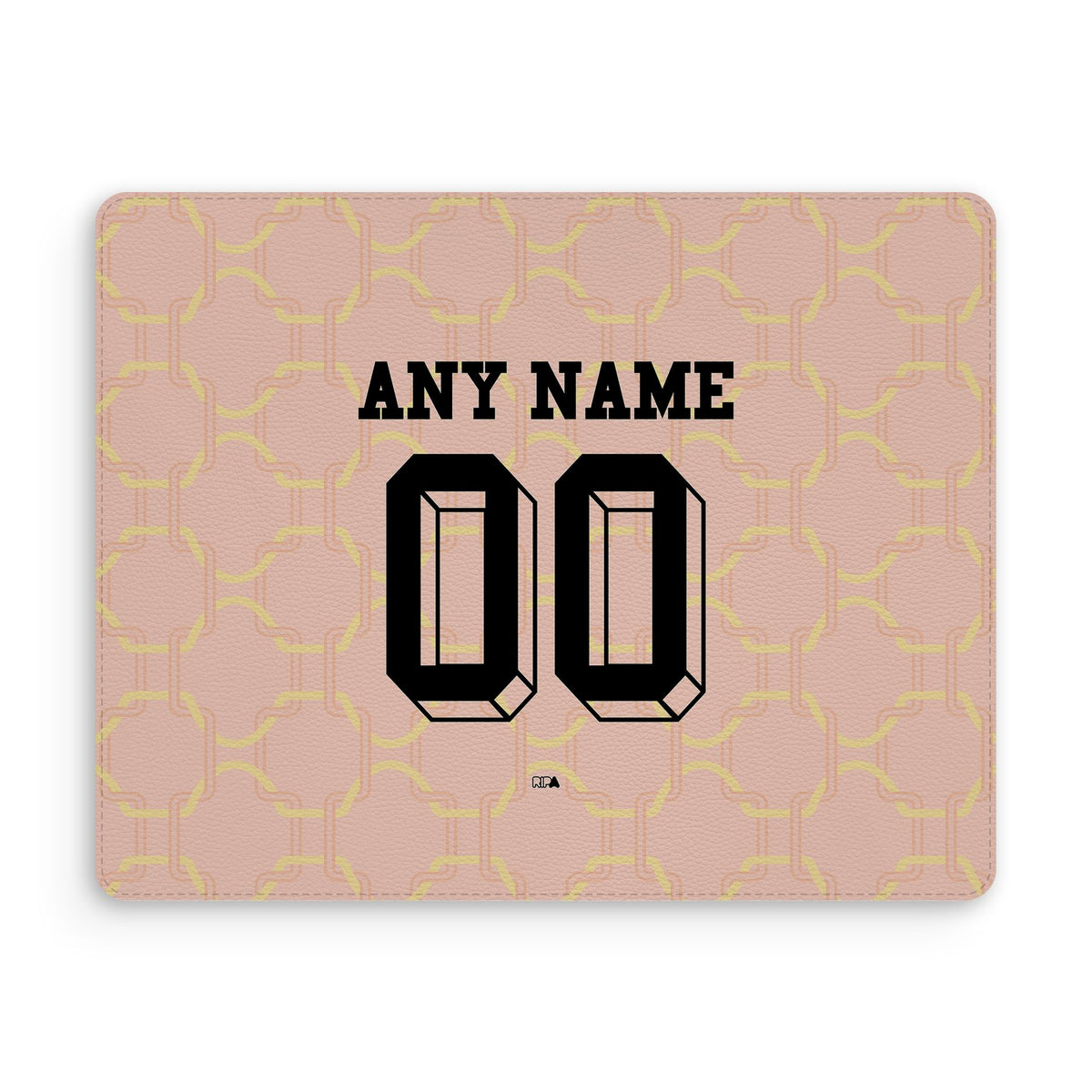 Mouse pad with the AC Milan 2025-26 Prematch football shirt design by RIPA Football