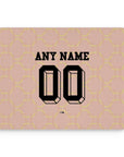 Mouse pad with the AC Milan 2025-26 Prematch football shirt design by RIPA Football