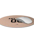 Mouse pad with the AC Milan 2025-26 Prematch football shirt design by RIPA Football