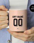 Mug with the AC Milan 2025-26 Prematch football shirt design by RIPA Football