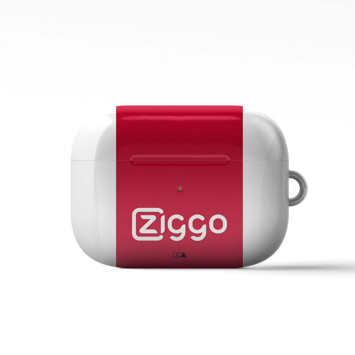 AirPods case with the Ajax 2024-25 Home football shirt design by RIPA Football