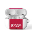 AirPods case with the Ajax 2024-25 Home football shirt design by RIPA Football