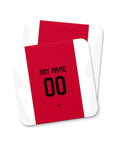 Coaster with the Ajax 2024-25 Home football shirt design by RIPA Football