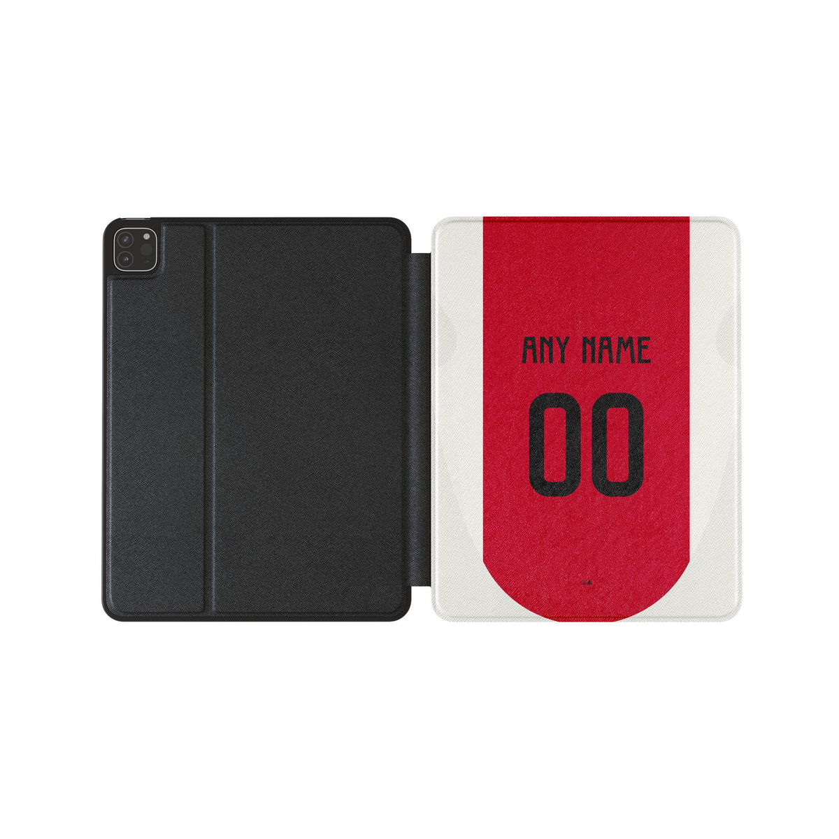 iPad case with the Ajax 2024-25 Home football shirt design by RIPA Football