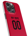 Phone case with the Ajax 2024-25 Home football shirt design by RIPA Football
