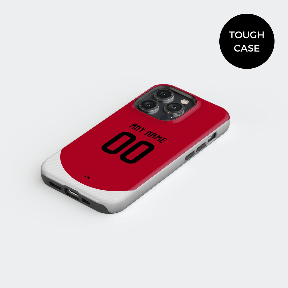 Phone case with the Ajax 2024-25 Home football shirt design by RIPA Football
