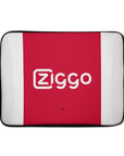 Laptop sleeve with the Ajax 2024-25 Home football shirt design by RIPA Football