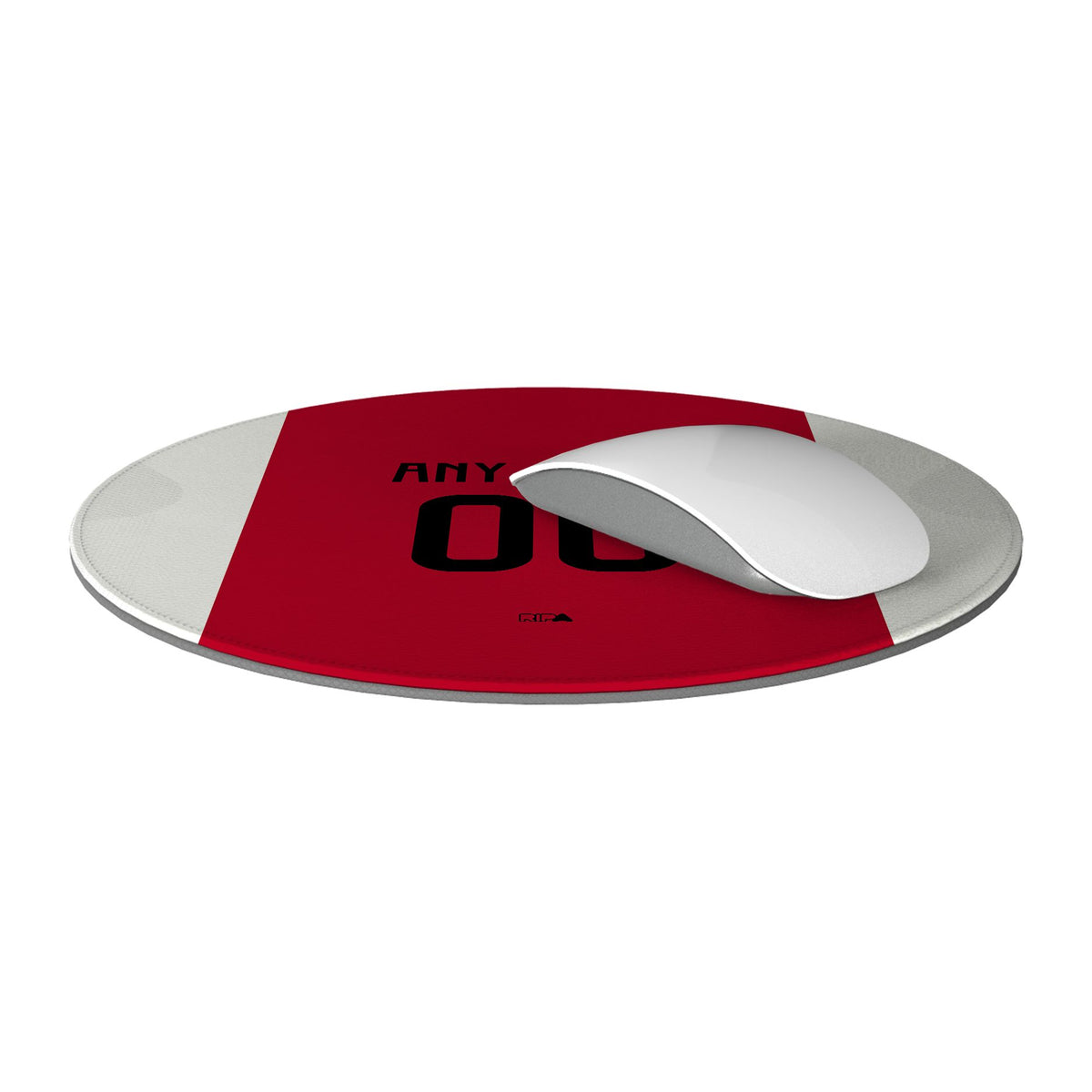 Mouse pad with the Ajax 2024-25 Home football shirt design by RIPA Football
