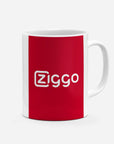 Mug with the Ajax 2024-25 Home football shirt design by RIPA Football