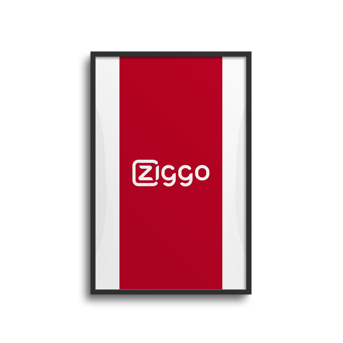 Print with the Ajax 2024-25 Home football shirt design by RIPA Football