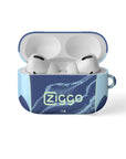 AirPods case with the Ajax 2025-26 Away football shirt design by RIPA Football
