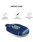 AirTag holder with the Ajax 2025-26 Away football shirt design by RIPA Football