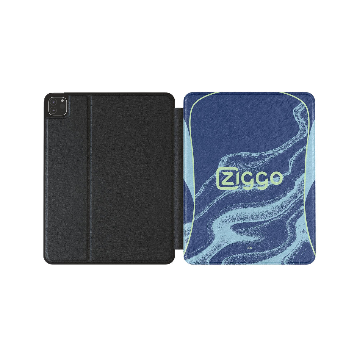 iPad case with the Ajax 2025-26 Away football shirt design by RIPA Football