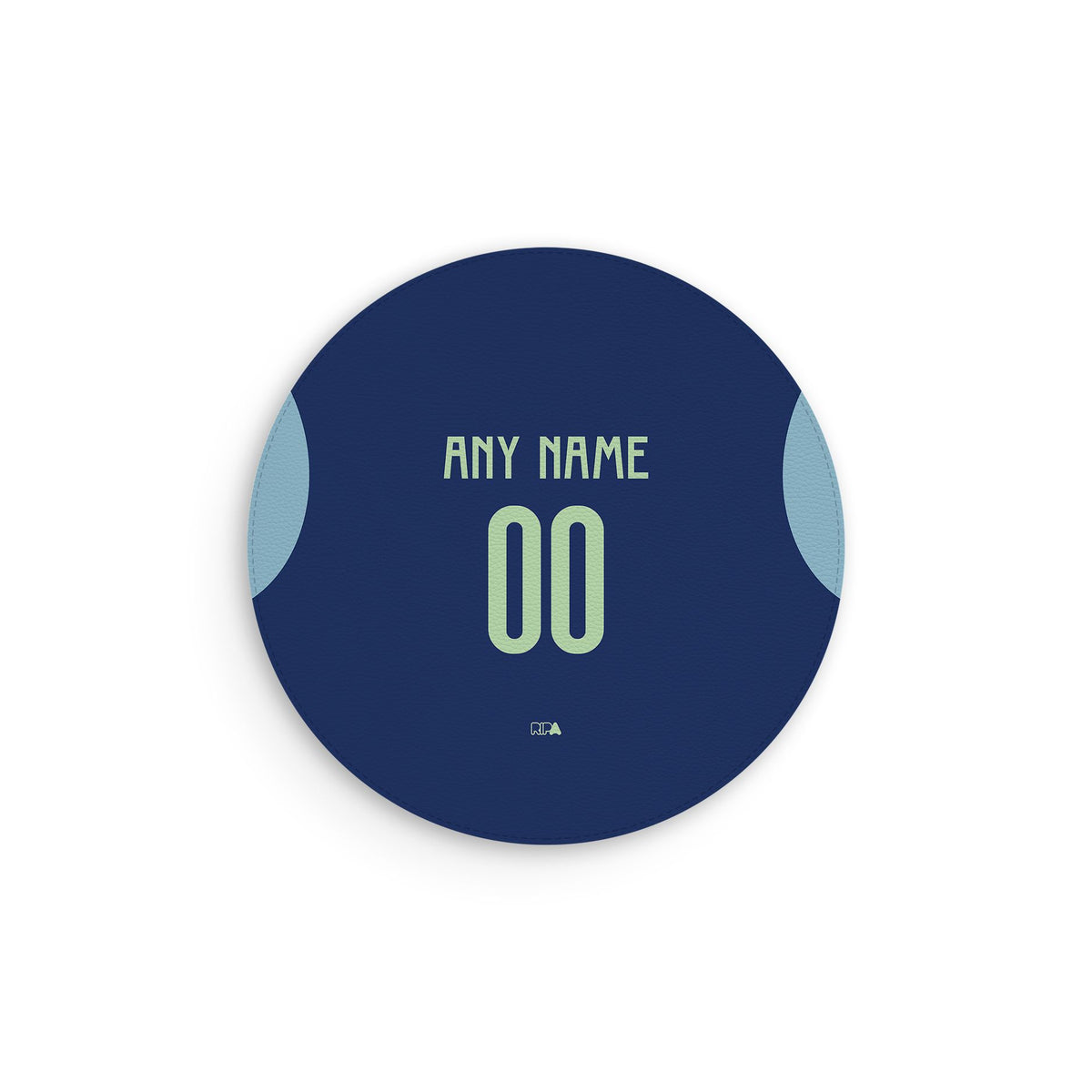Mouse pad with the Ajax 2025-26 Away football shirt design by RIPA Football
