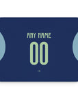Mouse pad with the Ajax 2025-26 Away football shirt design by RIPA Football
