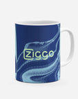 Mug with the Ajax 2025-26 Away football shirt design by RIPA Football