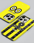Phone case with the Al-Ittihad 2025-26 Home football shirt design by RIPA Football