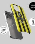 Phone case with the Al-Ittihad 2025-26 Home football shirt design by RIPA Football