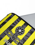 Laptop sleeve with the Al-Ittihad 2025-26 Home football shirt design by RIPA Football