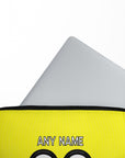 Laptop sleeve with the Al-Ittihad 2025-26 Home football shirt design by RIPA Football