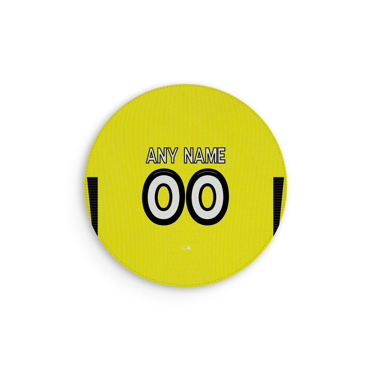 Mouse pad with the Al-Ittihad 2025-26 Home football shirt design by RIPA Football