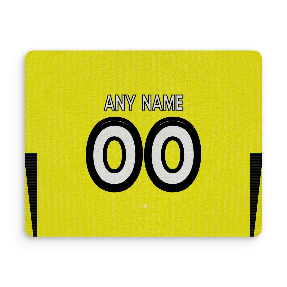 Mouse pad with the Al-Ittihad 2025-26 Home football shirt design by RIPA Football