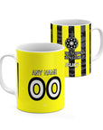 Mug with the Al-Ittihad 2025-26 Home football shirt design by RIPA Football