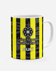 Mug with the Al-Ittihad 2025-26 Home football shirt design by RIPA Football