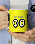 Mug with the Al-Ittihad 2025-26 Home football shirt design by RIPA Football