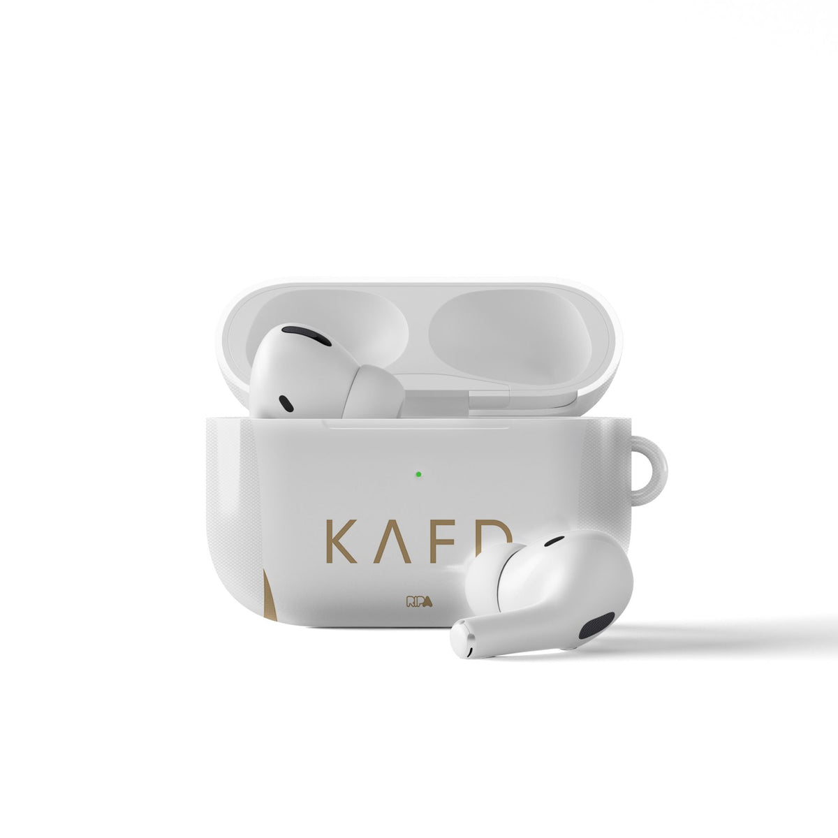 AirPods case with the Al-Nassr 2024-25 Alternate football shirt design by RIPA Football