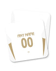 Coaster with the Al-Nassr 2024-25 Alternate football shirt design by RIPA Football