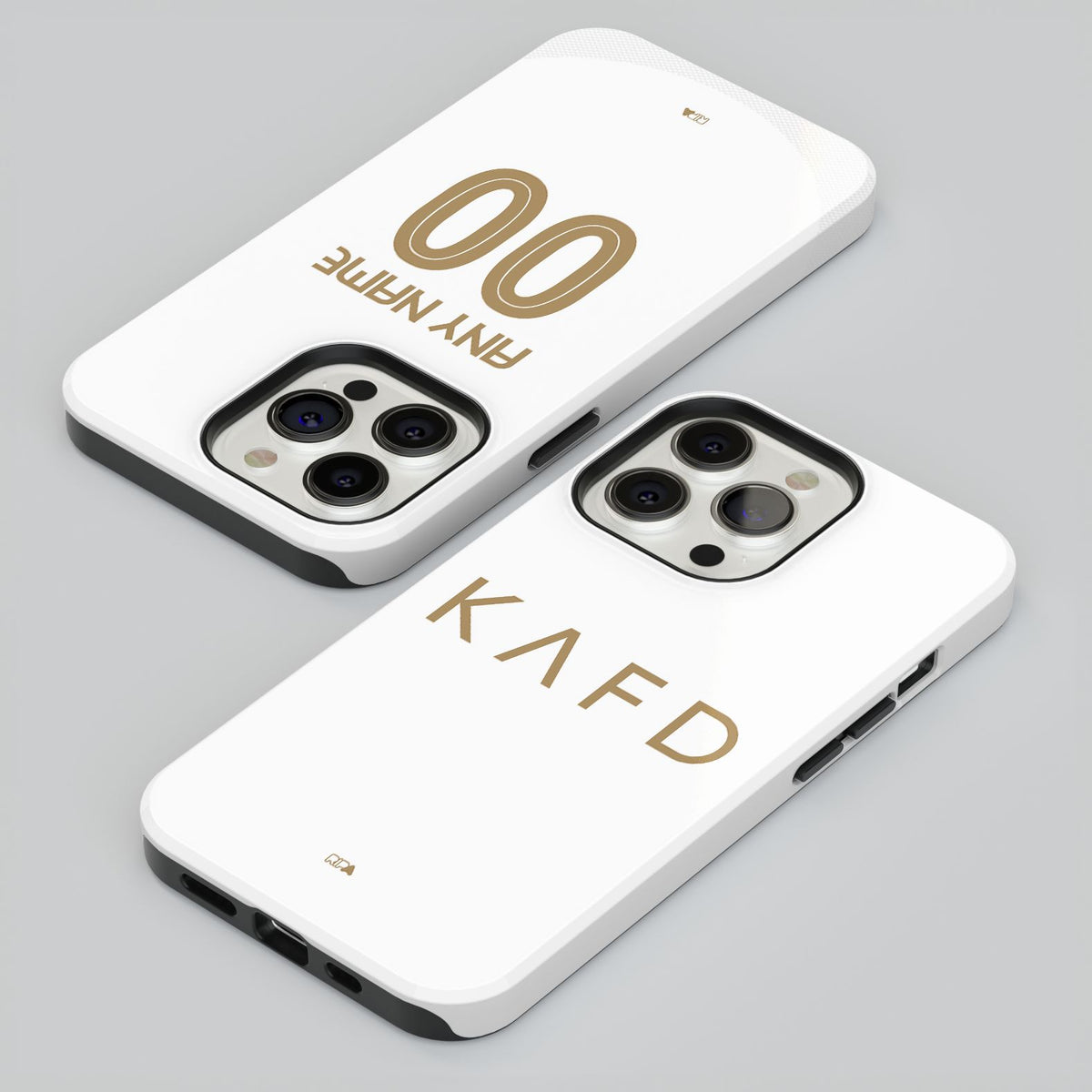 Phone case with the Al-Nassr 2024-25 Alternate football shirt design by RIPA Football