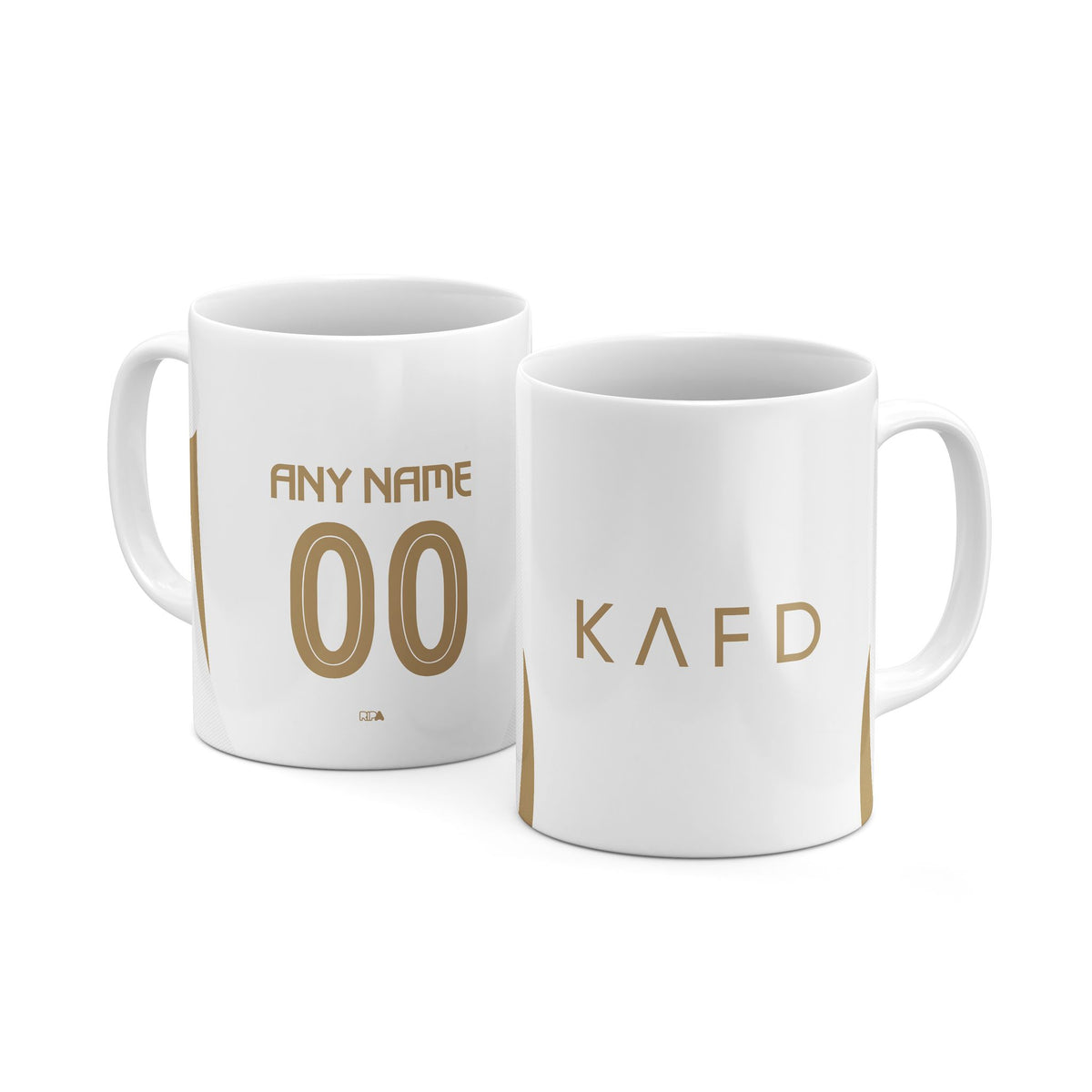 Mug with the Al-Nassr 2024-25 Alternate football shirt design by RIPA Football