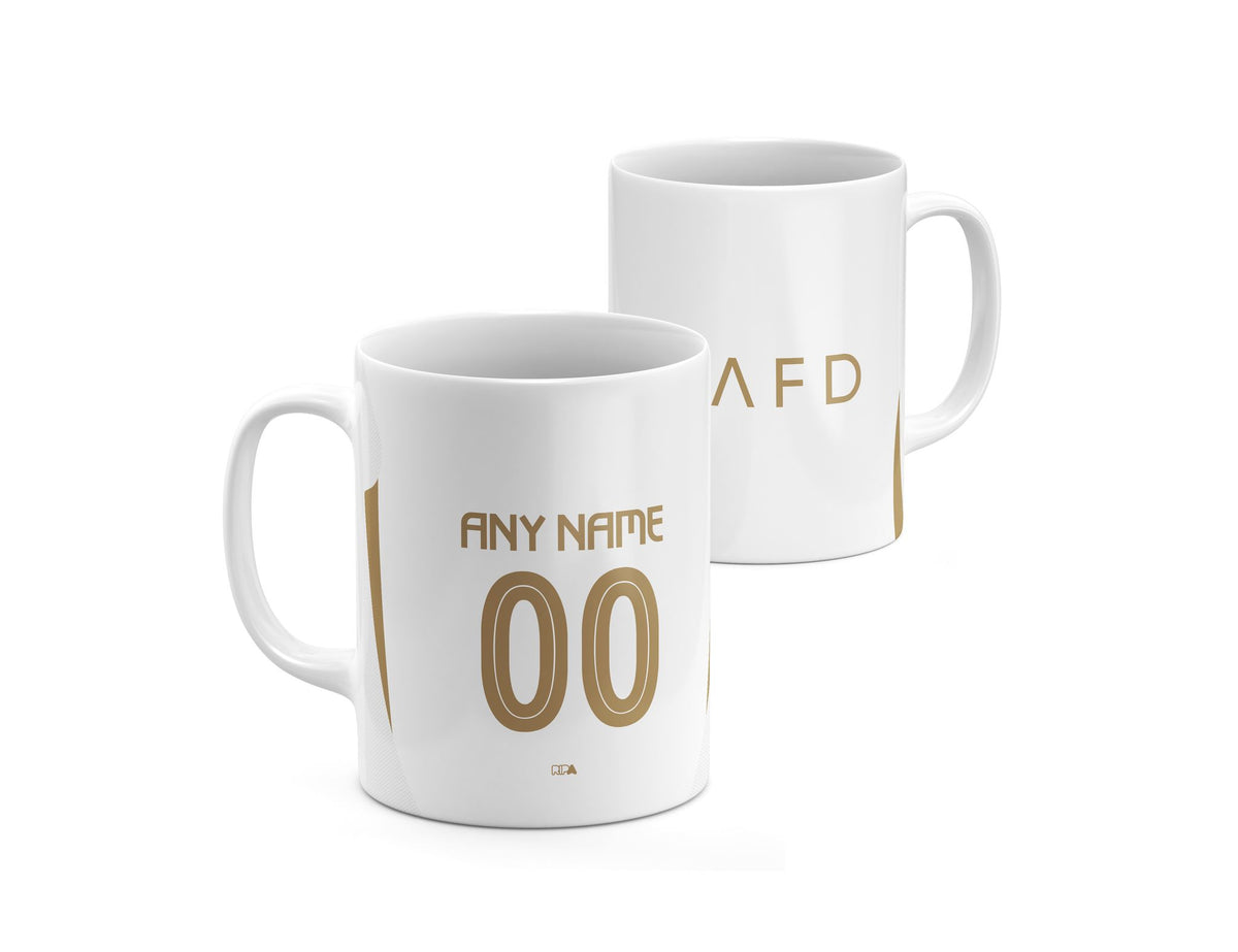 Mug with the Al-Nassr 2024-25 Alternate football shirt design by RIPA Football