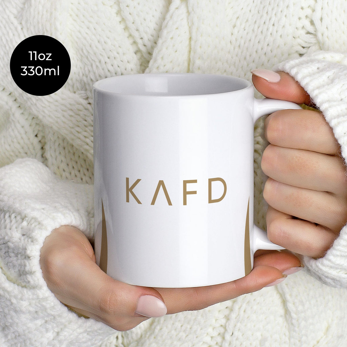 Mug with the Al-Nassr 2024-25 Alternate football shirt design by RIPA Football