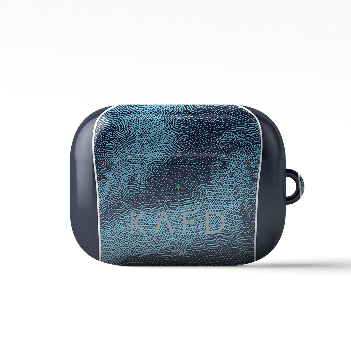 AirPods case with the Al-Nassr 2025-26 Away football shirt design by RIPA Football