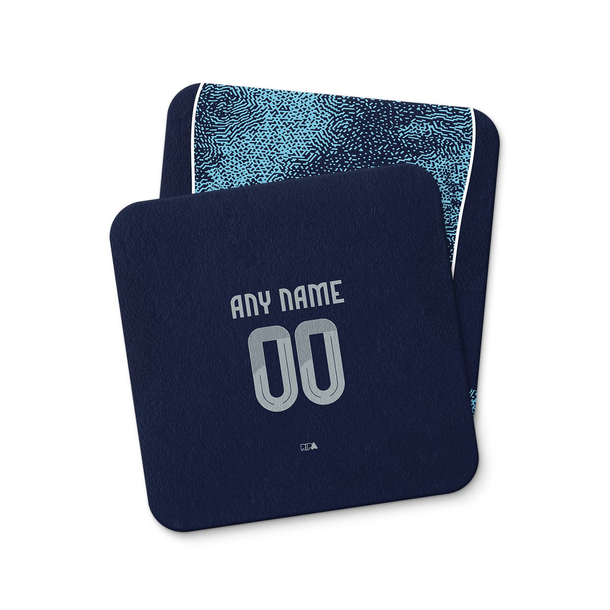 Coaster with the Al-Nassr 2025-26 Away football shirt design by RIPA Football