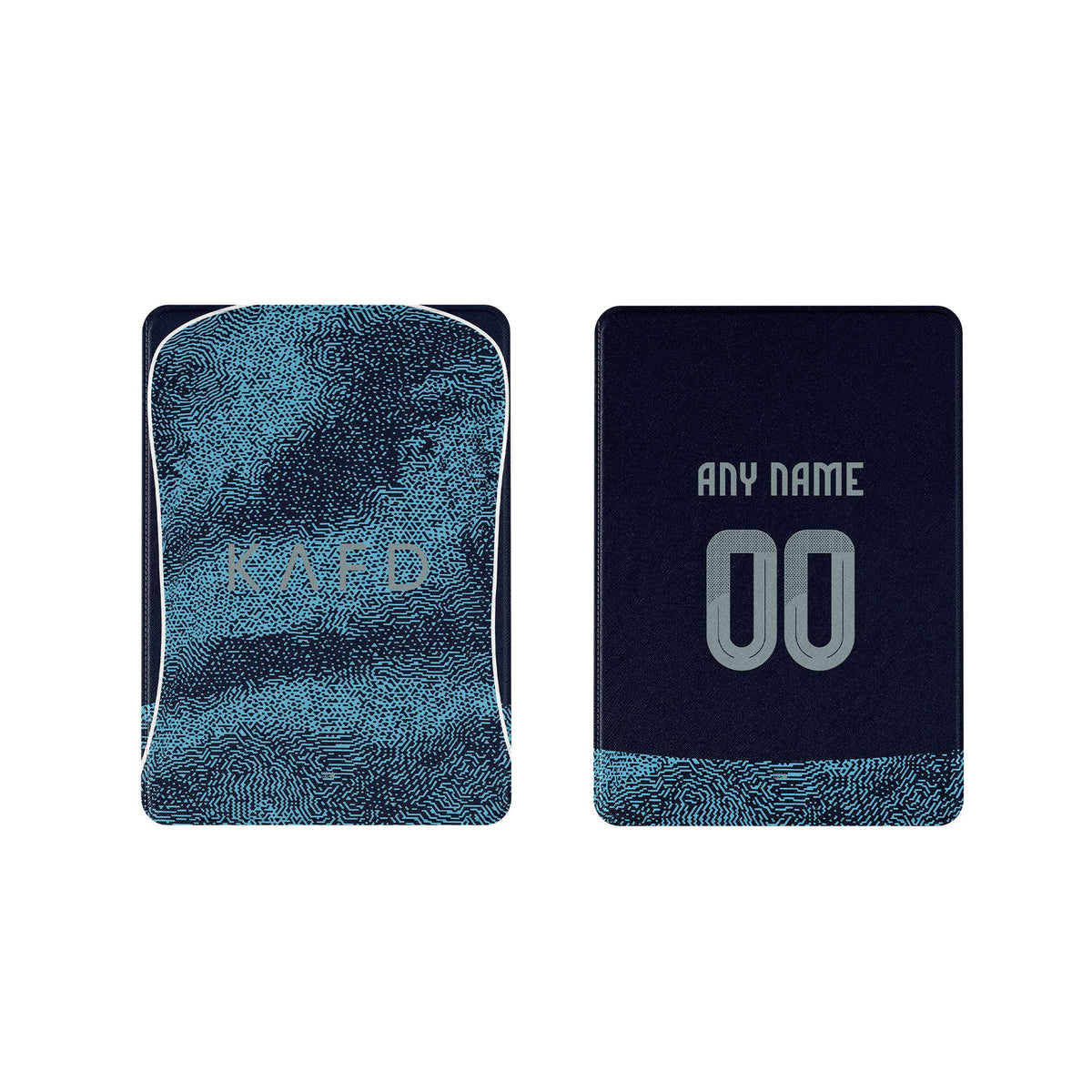 iPad case with the Al-Nassr 2025-26 Away football shirt design by RIPA Football