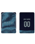 iPad case with the Al-Nassr 2025-26 Away football shirt design by RIPA Football