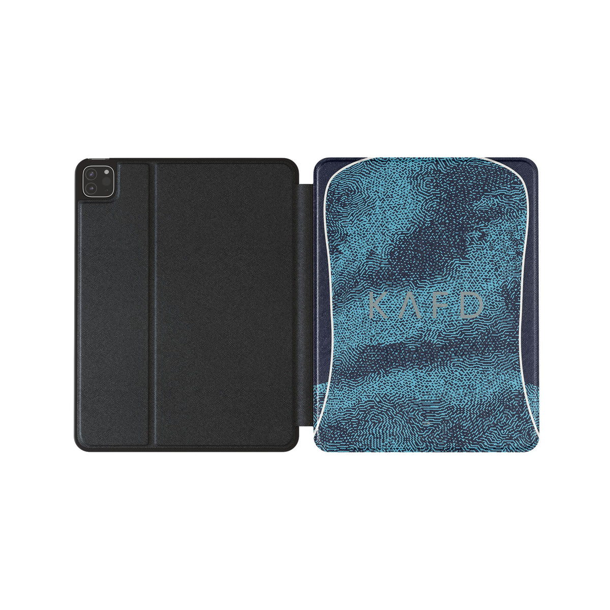 iPad case with the Al-Nassr 2025-26 Away football shirt design by RIPA Football