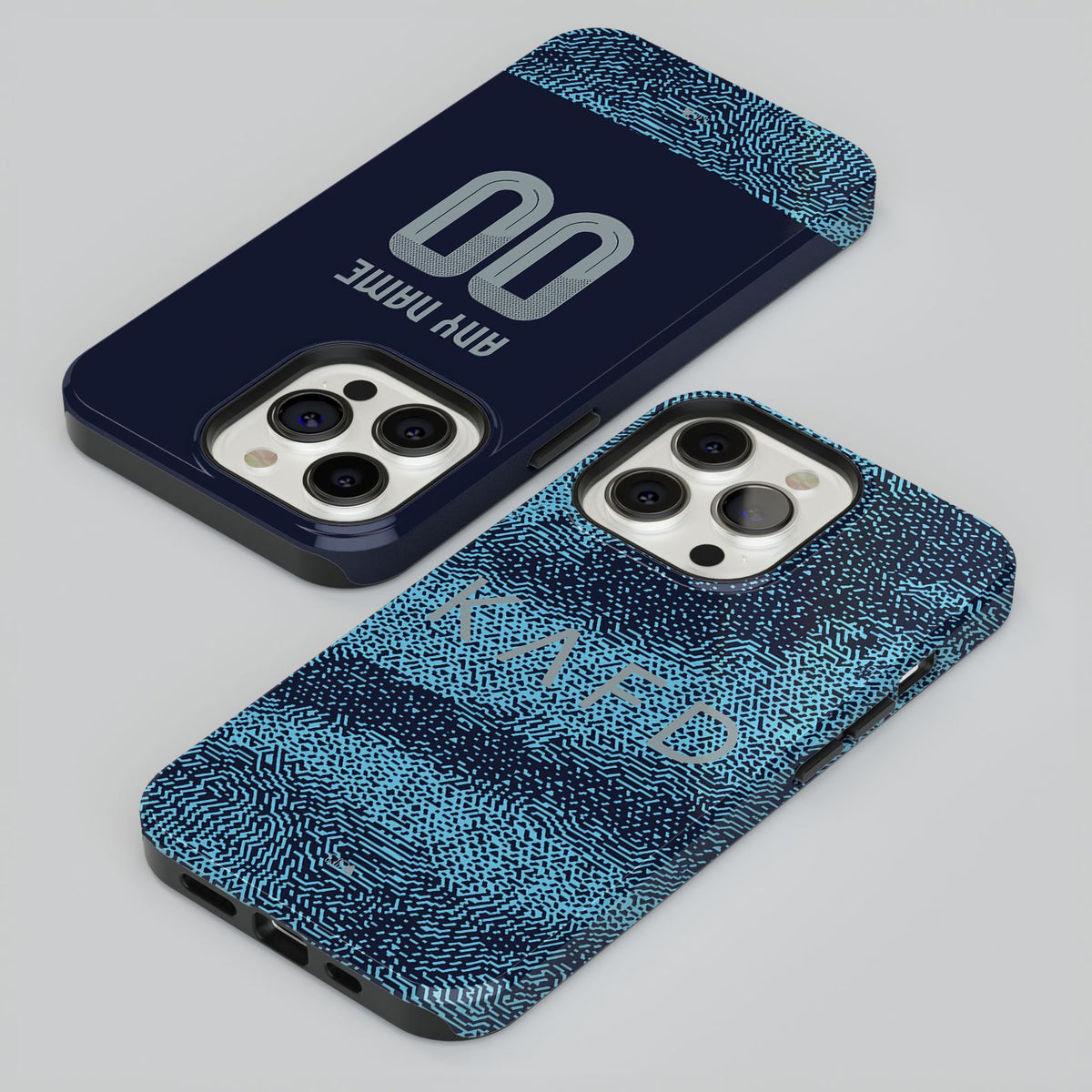 Phone case with the Al-Nassr 2025-26 Away football shirt design by RIPA Football