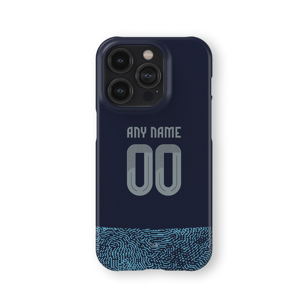 Phone case with the Al-Nassr 2025-26 Away football shirt design by RIPA Football