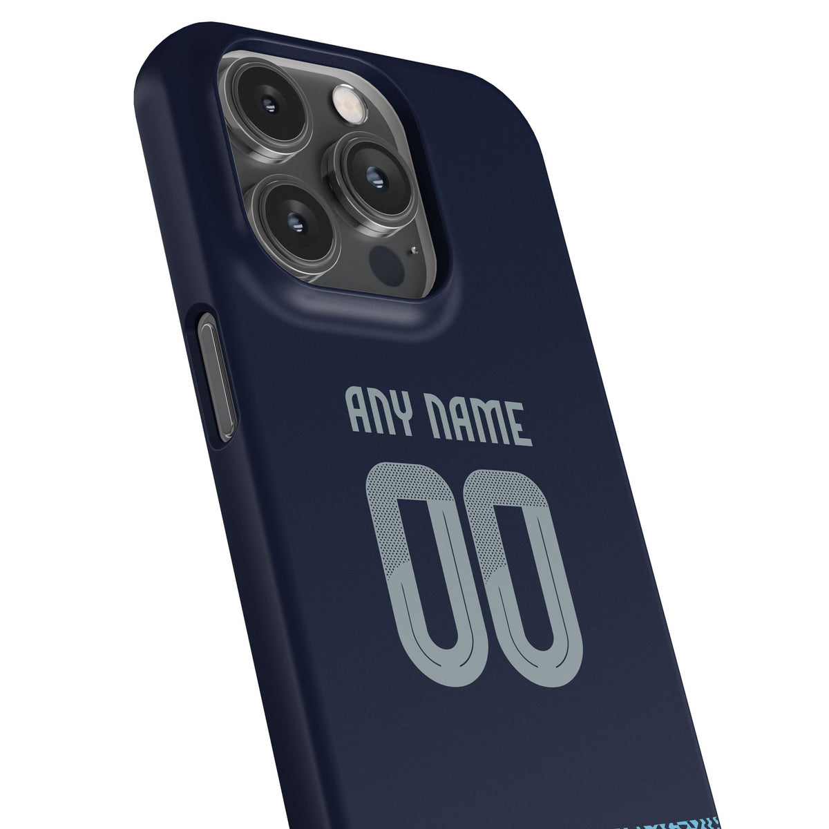 Phone case with the Al-Nassr 2025-26 Away football shirt design by RIPA Football