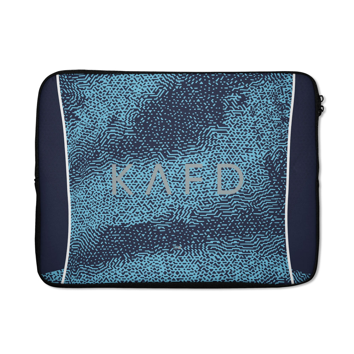 Laptop sleeve with the Al-Nassr 2025-26 Away football shirt design by RIPA Football