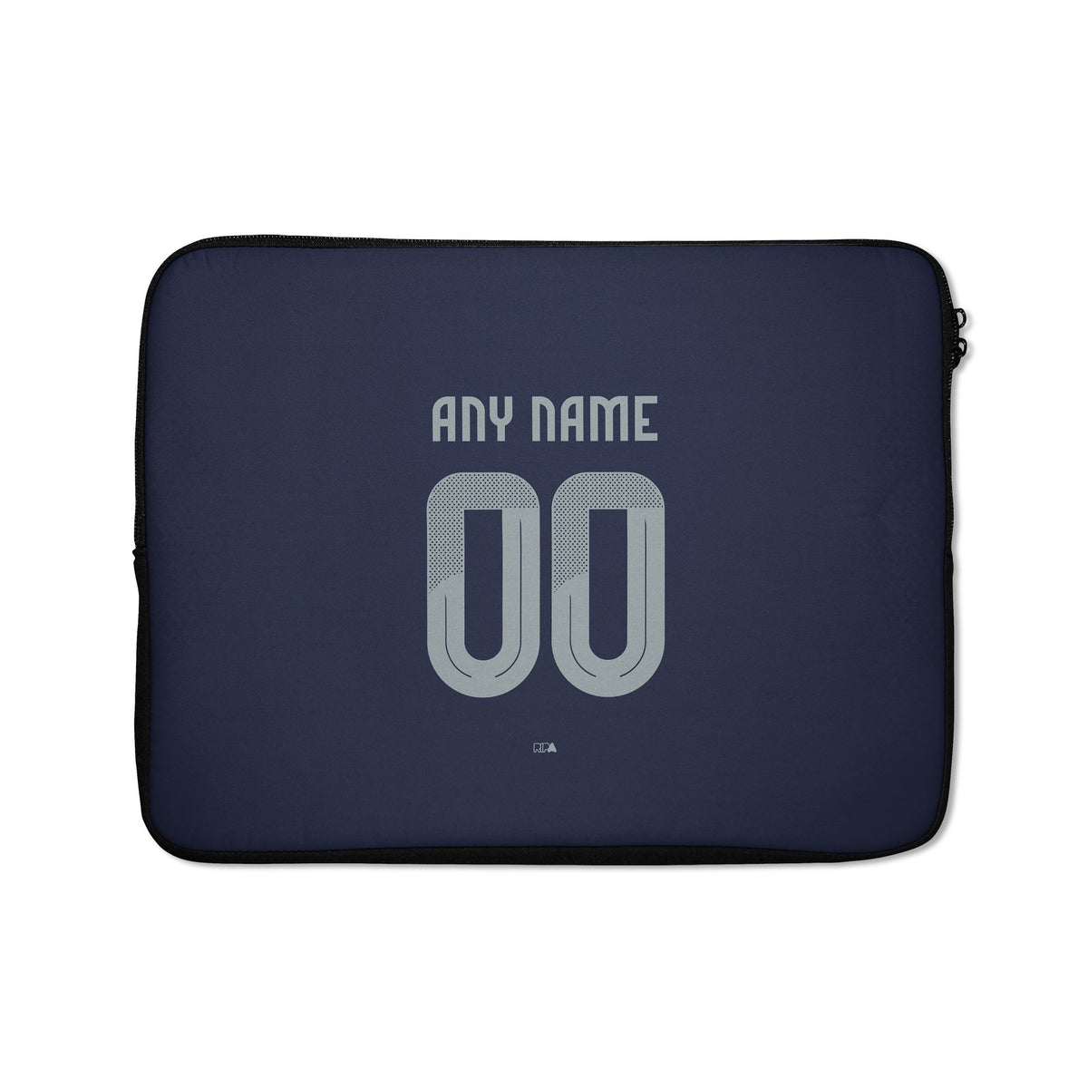 Laptop sleeve with the Al-Nassr 2025-26 Away football shirt design by RIPA Football